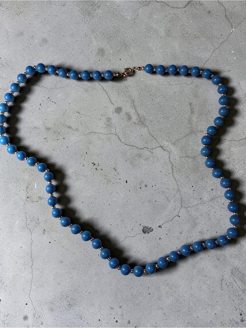 Blue Beaded Necklace - Women Jewelry